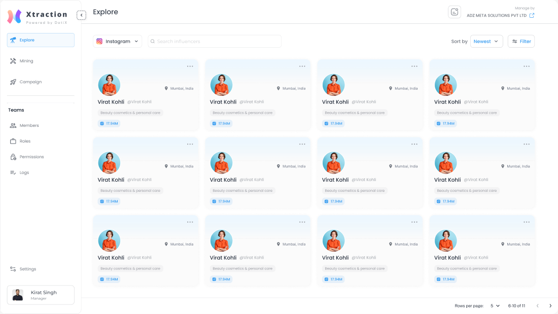 Xtraction project preview