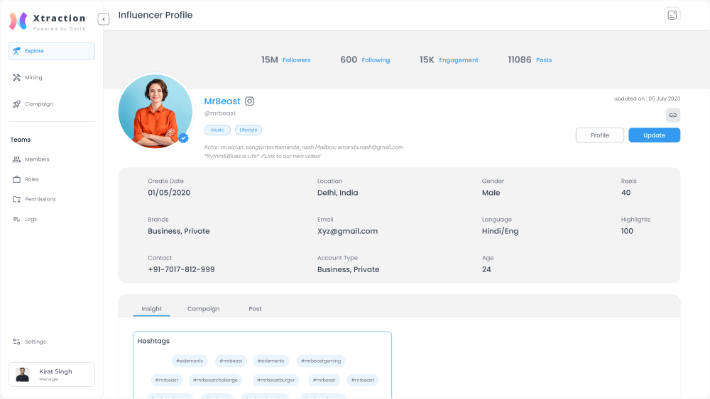 Xtraction: Creator insights